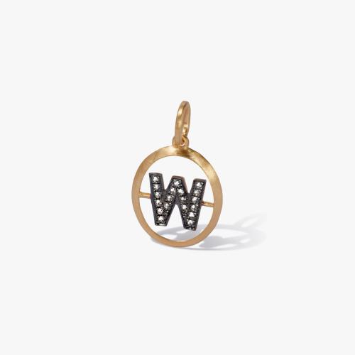 Initials W Pendant