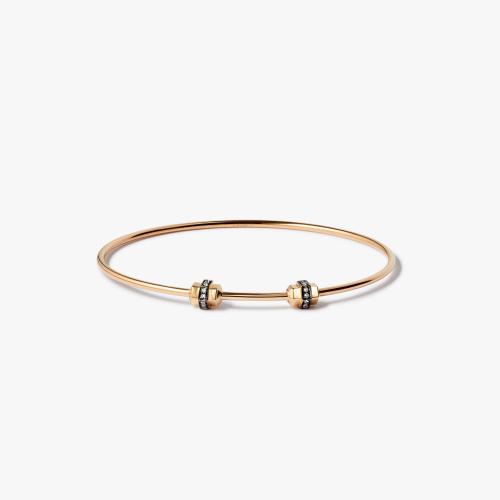 Sapphire Medium/Large Charm Bangle