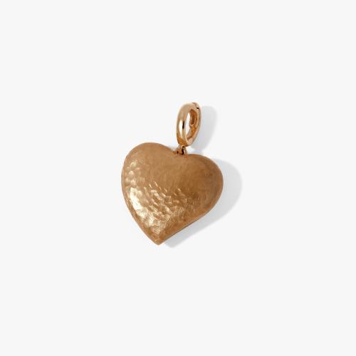 Touch Wood Heart Charm