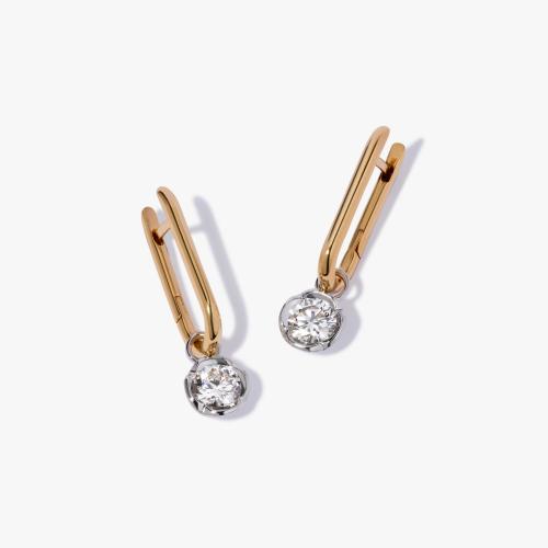 Knuckle & Whoopsie Daisy 1ct Diamond Earrings