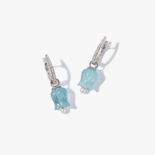 Tulips Diamond Earrings
