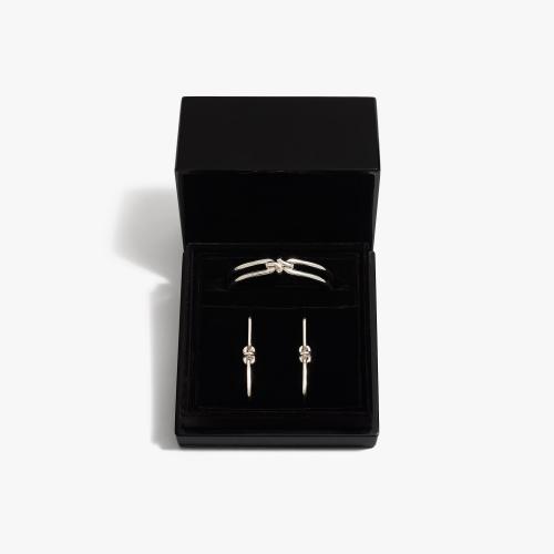 Knuckle Earrings & Bangle Gift Set