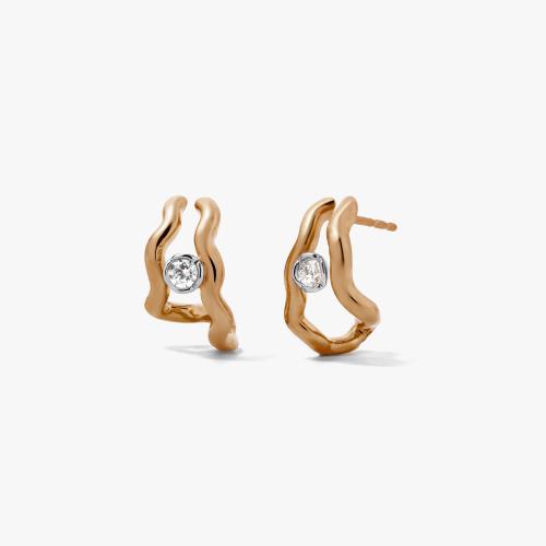 Whoopsie Daisy Double Hoop Earrings