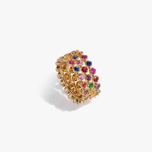 Whoopsie Daisy Rainbow Ring Stack