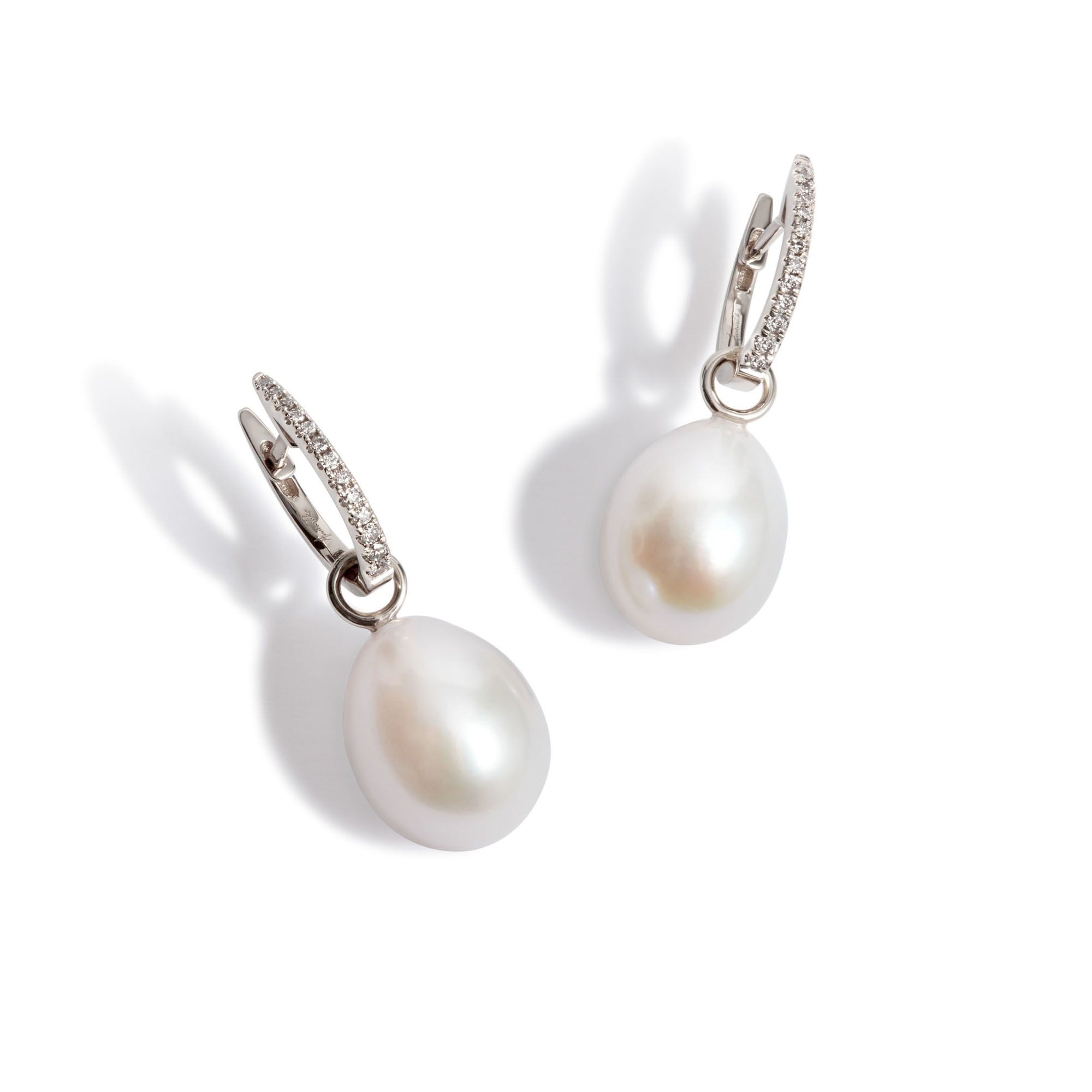 18ct White Gold Annoushka Favourites Pearl Earrings